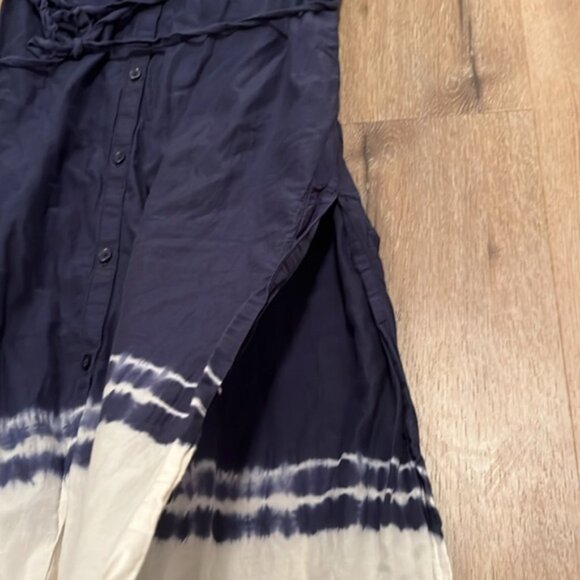 Athleta Dress Womens Small Navy Button up - Picture 2 of 11